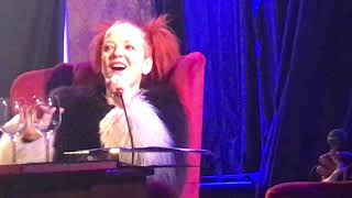 Shirley Manson interview at Rock and Roll Book Club, Walthamstow, London, UK.  13 September, 2018