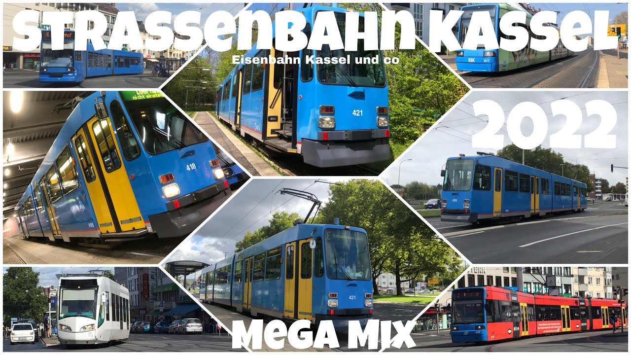 400 Abbo Special | Straßenbahn Kassel 2022 Mega Mix XXL | Vom N8C bis zum NGT8 [1 Std] [4K] [DE]