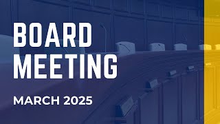 Celebrity Board Meeting - March 2025 Wealth