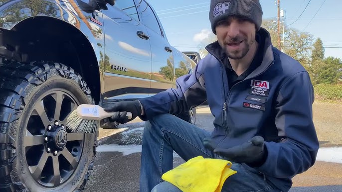 how to apply tire shine with brush｜TikTok Search