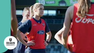 Beyond the field: A week with AFLW star, Becky Webster