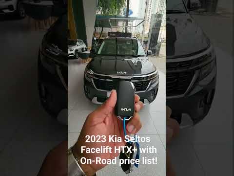 Kia Seltos 2023 Facelift with On-Road price list & mileage! #shorts 😍🔥