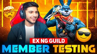 Finally❗EX NG Player 😮 Testing To Join NG Guild Again ?🔥💯On Nonstop Live Stream 🤖👾 Garena Free Fire🔥
