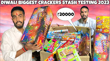 Diwali Biggest Firecrackers Stash Testing 2025 | Yogesh 01