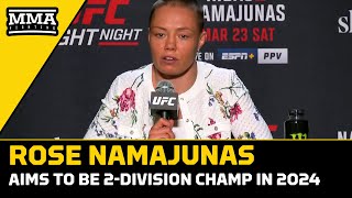 Rose Namajunas Aims To Become 2-Division Champion In 2024 With Win At UFC Vegas 89 | MMA Fighting by MMAFightingonSBN 7,324 views 7 days ago 14 minutes, 39 seconds