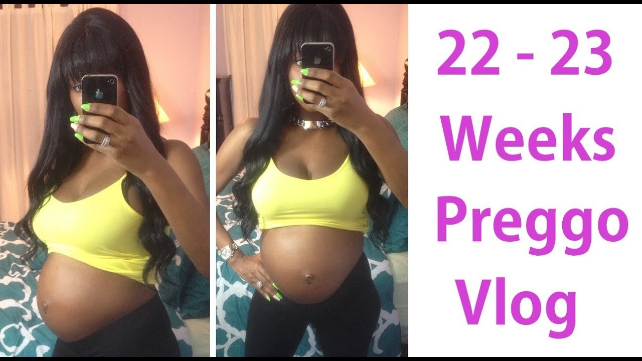 22-23 Weeks Pregnancy Vlog w/ Belly Shot
