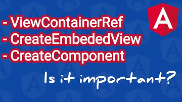 Angular | Viewcontainerref, createEmbeddedView, createComponent, load dynamic components in Tamil