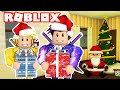 ESPÍO CASAS NAVIDEÑAS CON RODNY ROBLOX EN BLOXBURG 😱🎄