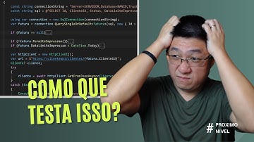 Como começar a TESTAR um código que não tem NENHUM TESTE UNITÁRIO