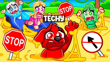 I Became A DOG And got TRAPPED In QUICKSAND in Roblox...