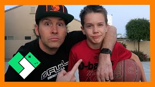 FATHER VS SON BASKETBALL PRACTICE (BRYCE)  (Day 1831) | Clintus.tv