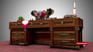 Stylized Table - Blender 2.80 Beta Eevee Realtime rendering