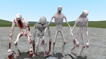 OLD SCP-096 VS SCP-096!! Garrys Mod Sandbox
