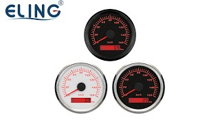 85mm 160km/h GPS Speedometer Speed Gauge for Auto Motor Trucks Van Boat with Red Backlight 9-32V