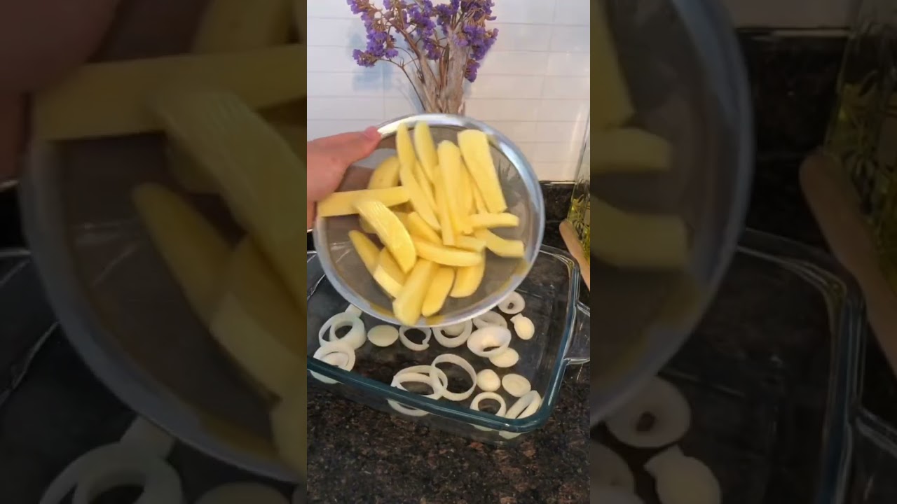 Fırında lezzetli tavuk patates ???????? #food #cooking #kolayyemektarifleri #pratikyemektarifleri