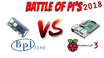 Battle Of Pi´s 2018 # Banana Pi Zero Vs Raspberry Pi 3