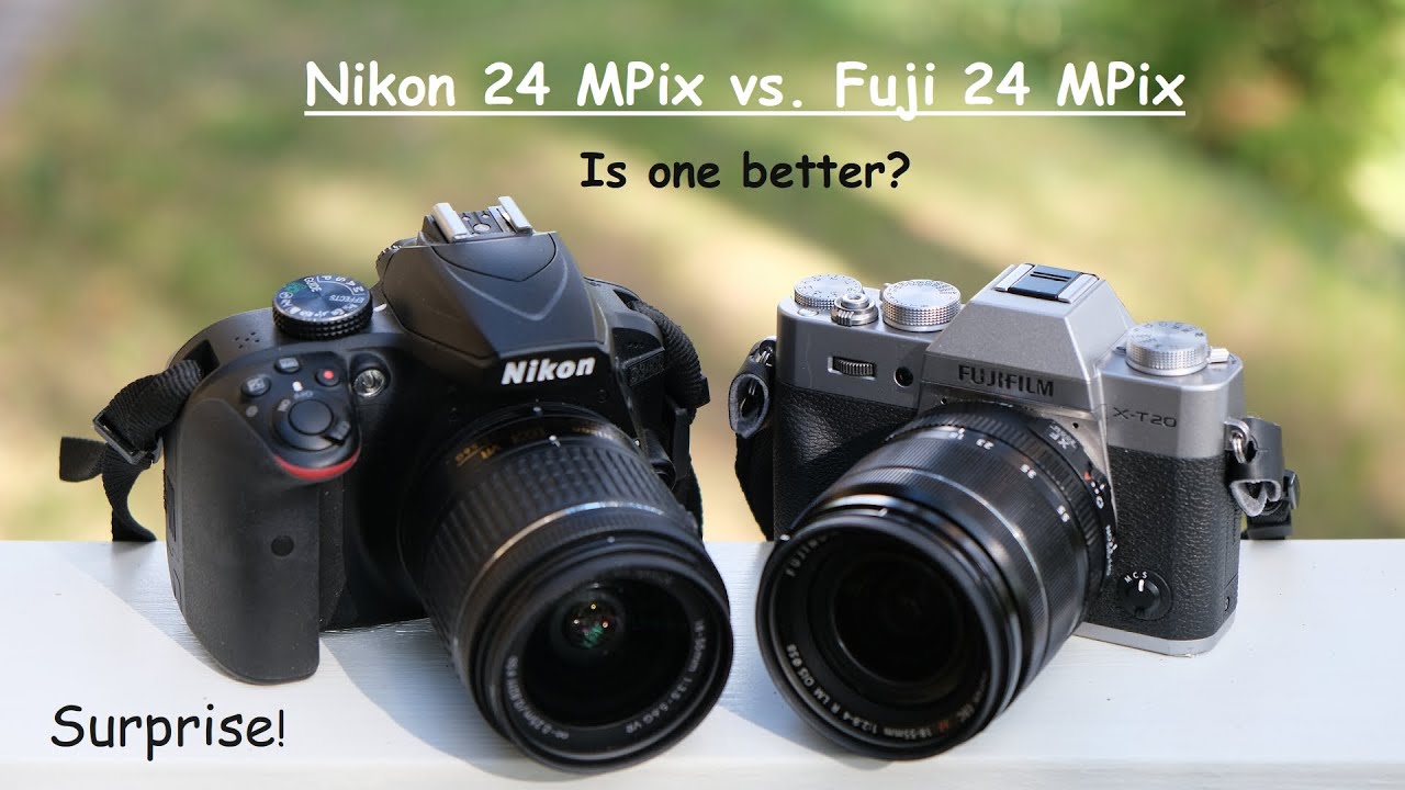 Nikon D3400 vs Fuji X-T20. Which is better? -- Surprise at high