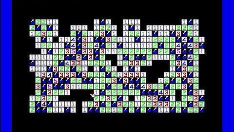 Minesweeper clone on C256 Foenix