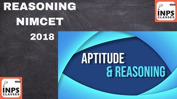 Reasoning NIMCET 2018 Lecture By Ashutosh Gupta