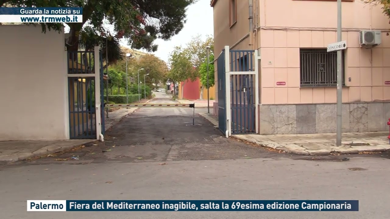 Palermo - Fiera del Mediterraneo inagibile, salta la 69esima edizione Campionaria
