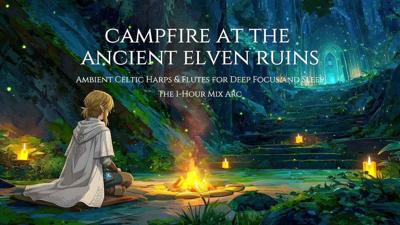 Elven Campfire | 1 Hour Celtic Ambient