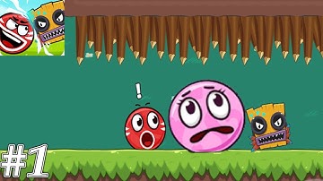 Bounce Ball 6: Red Bounce Ball Hero Android Gameplay Walkthrough Part 1 - All Levels 1-20 Solution