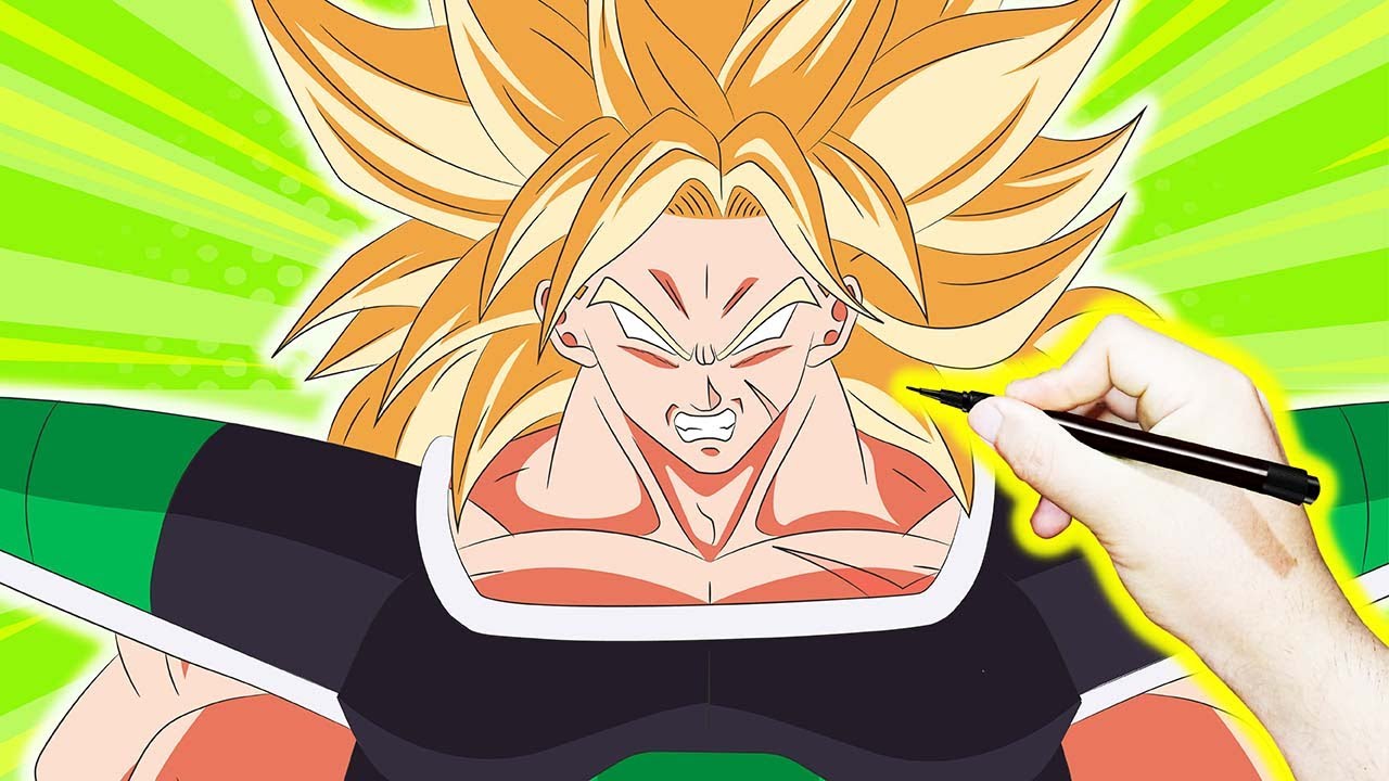 "GUÍA PASO A PASO: Cómo Dibujar a Broly SSJ de Dragon Ball Super" # ...