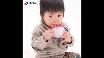 Cốc tập uống 3 giai đoạn Richell