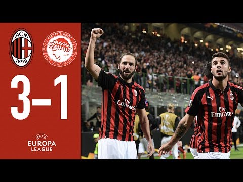 AC Milan 3-1 Olympiacos - Highlights - Europa League Group F Matchday 2