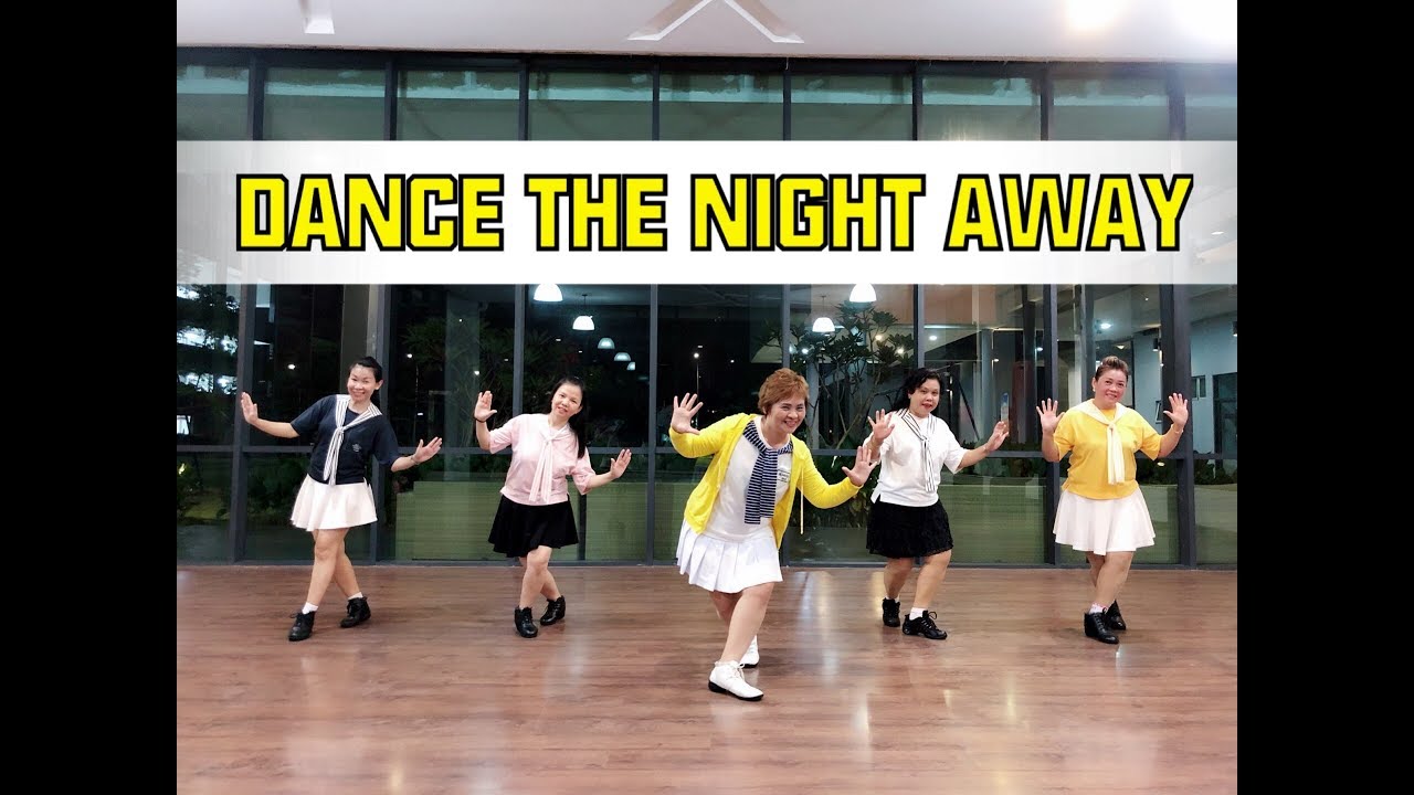 Dance The Night Away Line Dance (Demo & Walkthrough) YouTube
