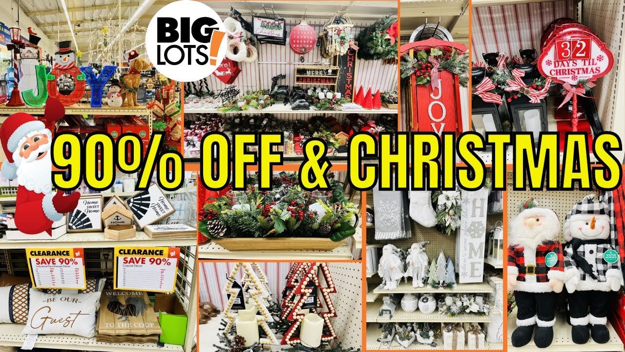 🎄🎅🏼BIG LOTS CHRISTMAS 2022🎄🤶BIG LOTS 90% OFF FARMHOUSE | BIG LOTS SHOP ...