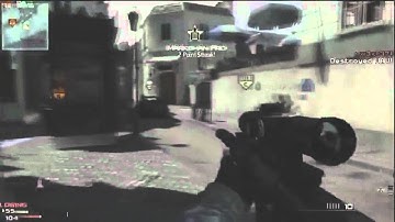 Modern Warfare 3: AS50 Sniper Gameplay - Resistance - Domination