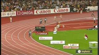 800m - Pamela Jelimo - 1.54.01 - Golden League Zürich 2008