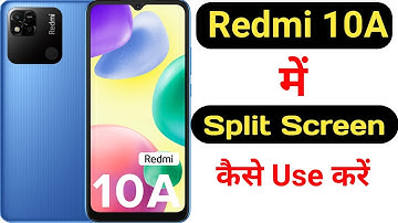 How to enable split screen in Redmi 10A || Redmi 10A me split screen kaise enable kare ||