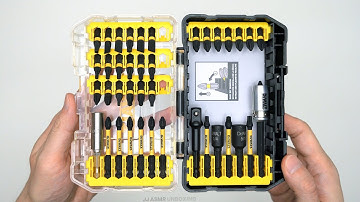 DEWALT Impact Ready Screwdriver Bit Set 40-Piece Unboxing