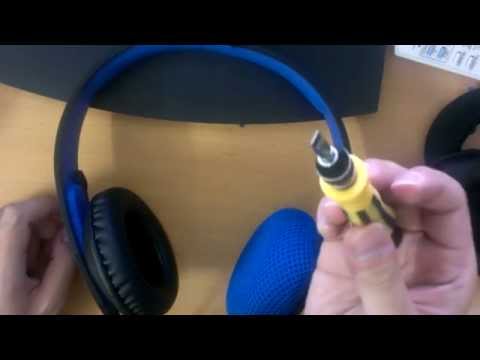 Tutorial) Playstation Silver Wired Headset ear cushion Tutorial) Playstation Silver Wired Headset ear cushion