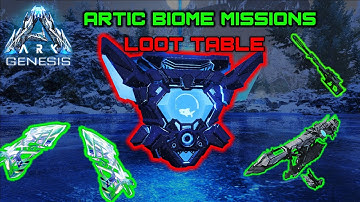 Ark Genesis | All the loot from the ARTIC biome missions!