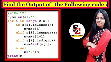 Output Based Question - 18 | Class 12 Computer Science Output Based Questions