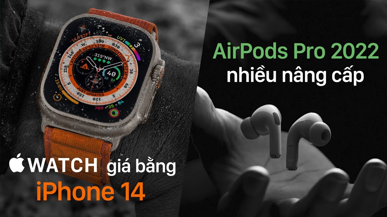 Apple Watch Ultra siêu đắt, siêu bền, pin 60h |... - youtube