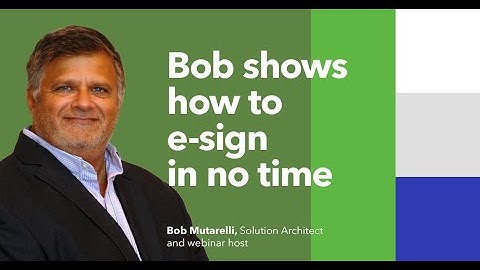 E-sign in no time! Increase efficiency with a DMS and integrated electronic signatures