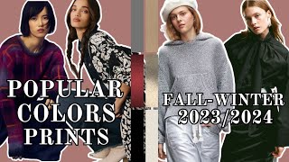 Trendy colors, prints in clothes Fall-Winter 2023/2024 • Popular shades and combinations