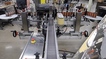 Front Back Labeling System for Square Container