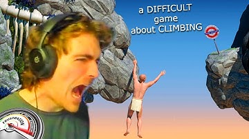 BEST RAGE MOMENTS! - A Difficult Game About Climbing