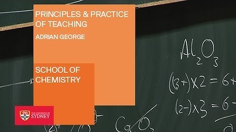 Principles & Practice of Teaching: Adrian George