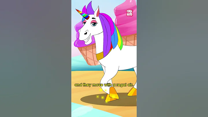 Beautiful Unicorn | One Horn Horse Mythical Creature #shorts #unicorn #drbinocsshow #peekabookidz