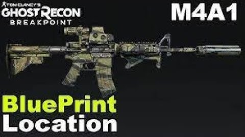How to get M4A1 Blueprint |Ghost recon Breakpoint|