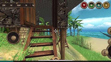 SURVIVAL island Evo: Build the house with trees inside