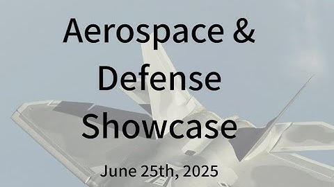 Deep-Tech Showcase: Aerospace & Defense June 
