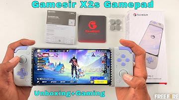 Gamesir X2s mobile gaming controller unboxing and gaming