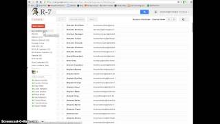 How to create a group email inside of gmail. this allows for quick and
effective distribution messages.